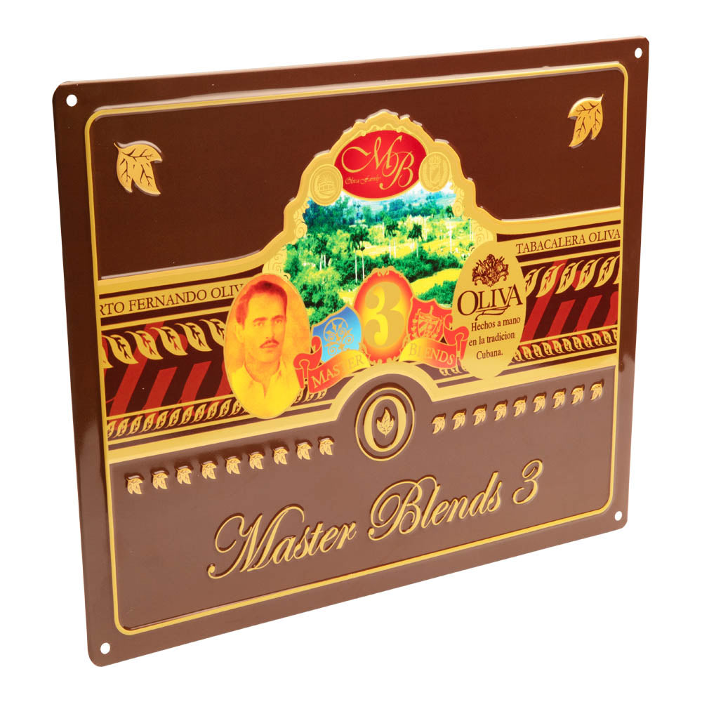Oliva Master Blends 3 Tin Sign
